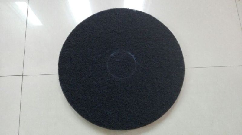 Polyester White Floor Cleaning Round Pad for Non Scratch