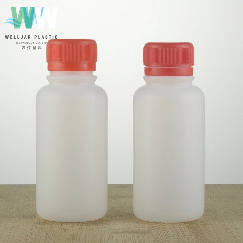 100ml White Soft Ordinary Cover Bottle Shrink Wrap PE Bottle
