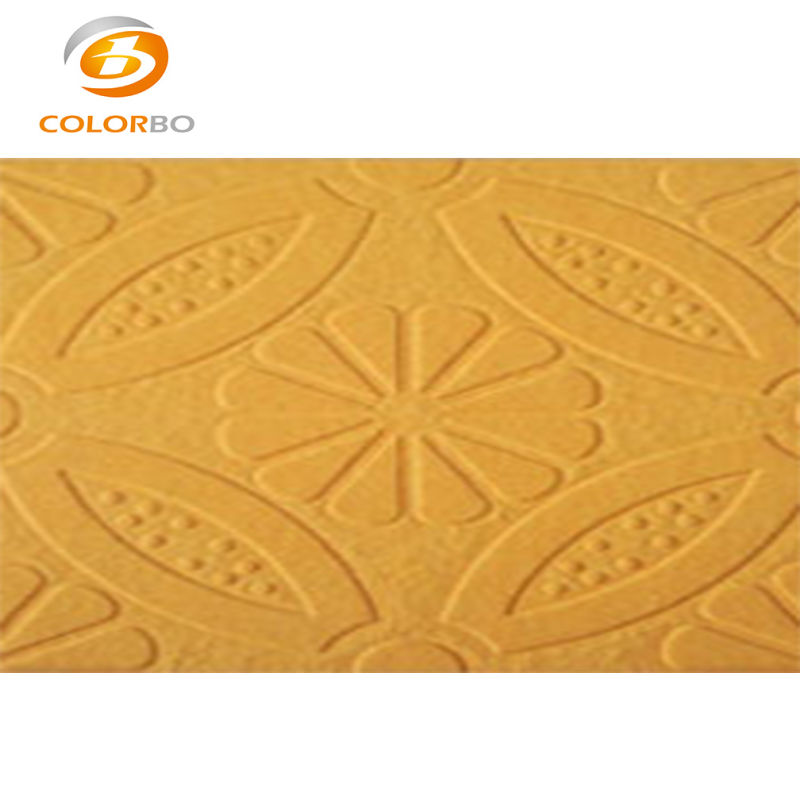 New Office Decor Material Embossed Polyester Fiber Acoustic Panel