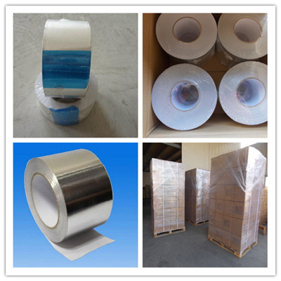 Silver Aluminum Foil Tape with Solvent Acrylic Adhesive