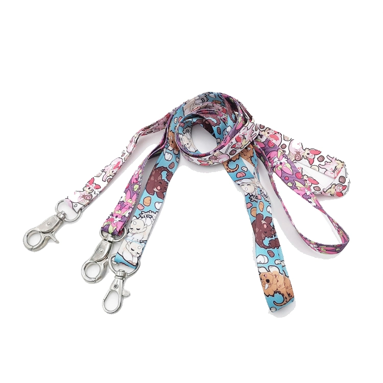 Custom Silk Printing/Heat Transfer Printing Polyester Lanyards