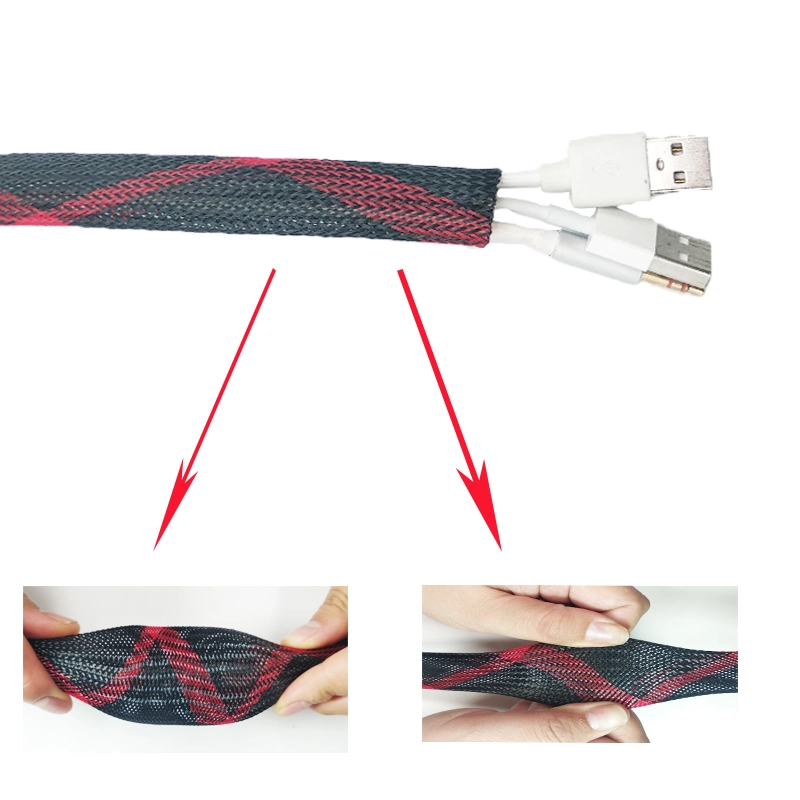 Flame-Retardant Pet Expandable Braided Cable Sleeving