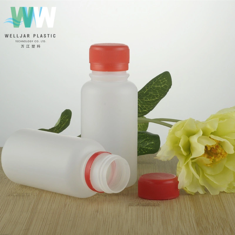 100ml White Soft Ordinary Cover Bottle Shrink Wrap PE Bottle