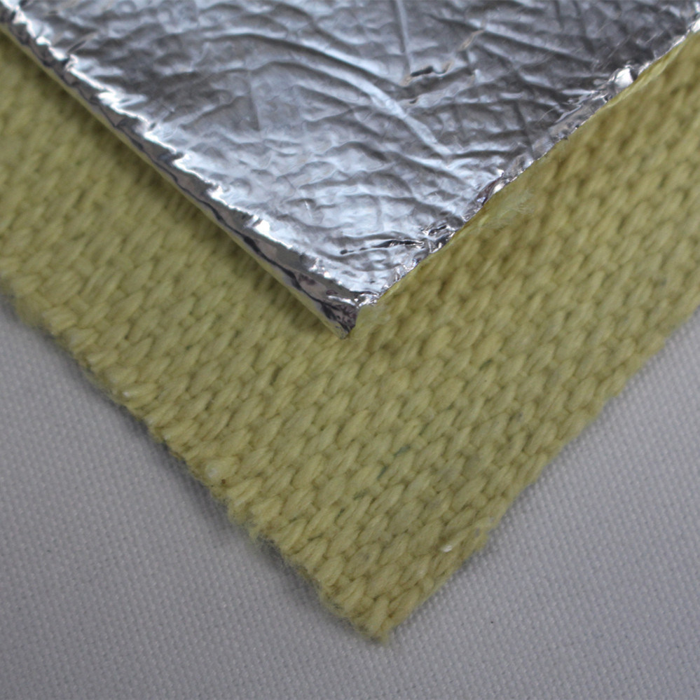 Heat Reflective Aluminised Polyester Film Laminated PARA Aramid Cloth