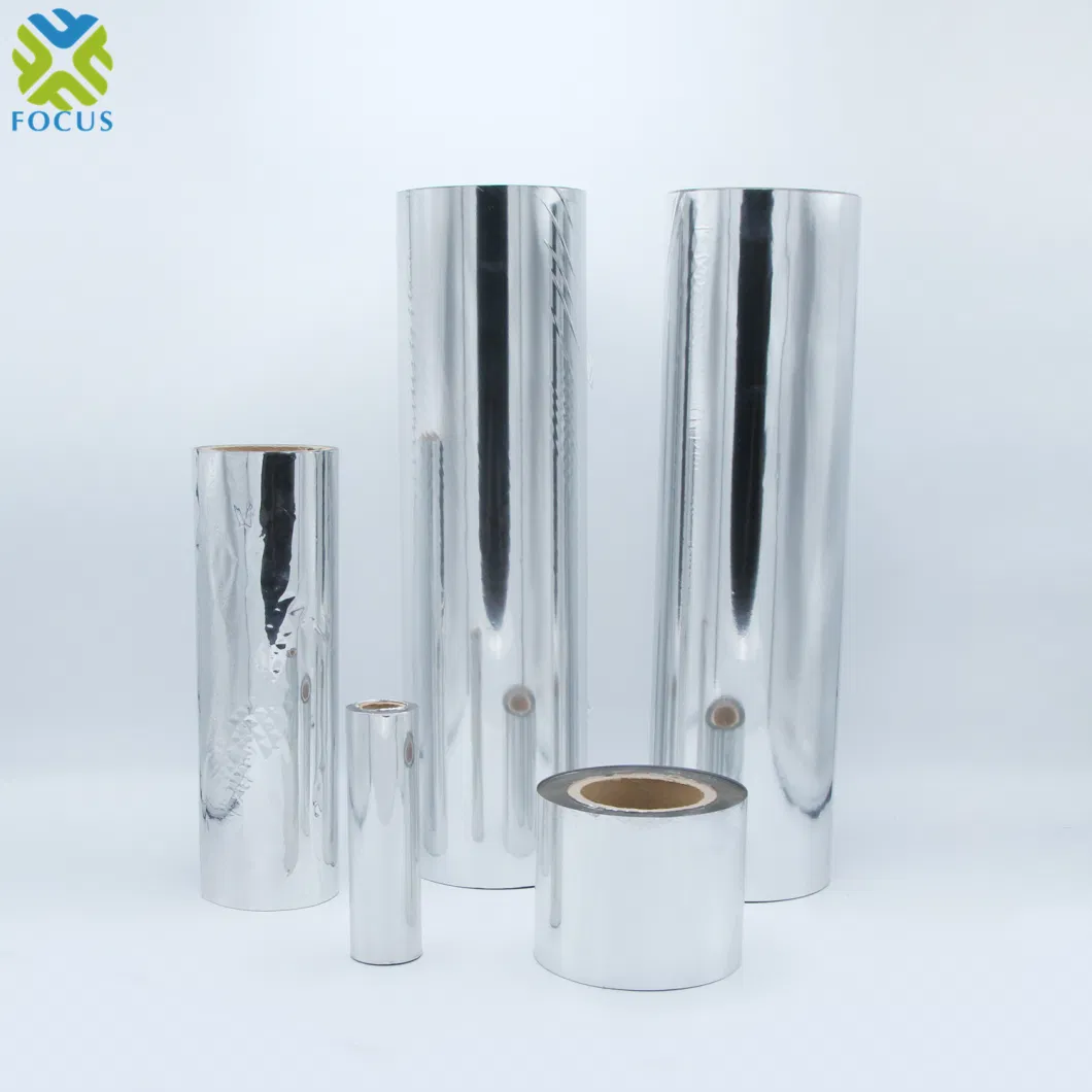 Heat Seal Aluminum Plastic Film Roll Metalized Pet Polyester Film