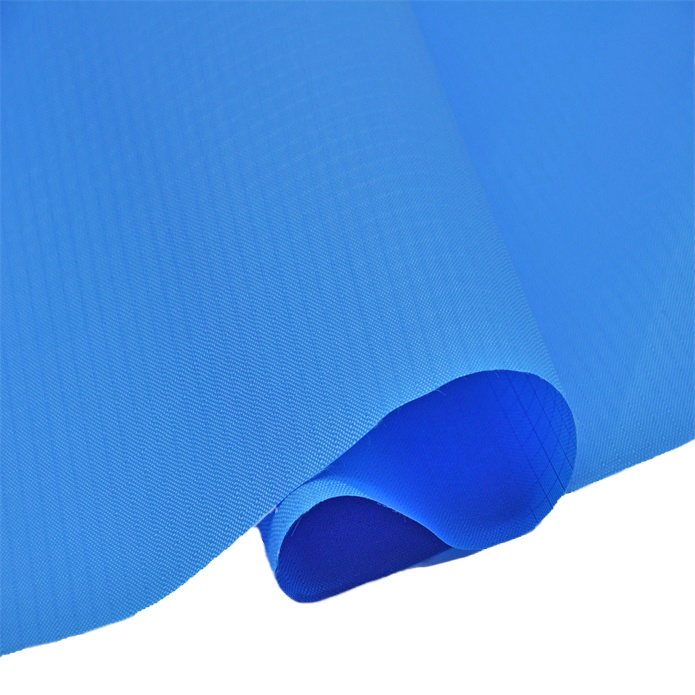 Flame Retardant PVC Coating Coated 210d Ripstop Polyester Fabric