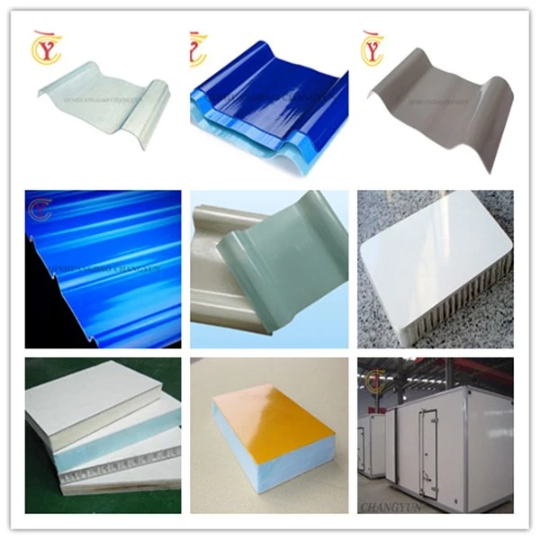 UV Coated Pet Film for FRP Fiberglass Corrugated Roofing Tile Panel