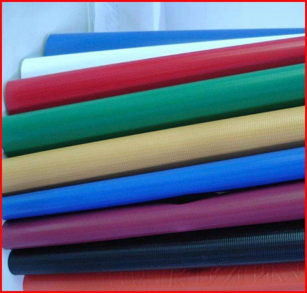 100% 18oz Polyester Fabric Roll Vinyl Tarp PVC Coated Tarpaulin