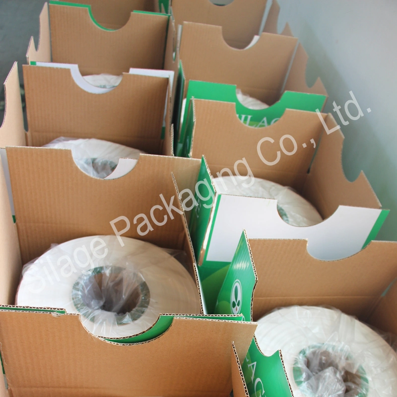 Opaque White Plastic Film, 750mm*25mic*1800mm Agriculture Packng Film, Bale Wrap Silage Film