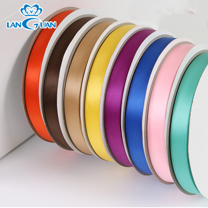 Colorful Printed Satin Ribbon 100% Polyester with Logo