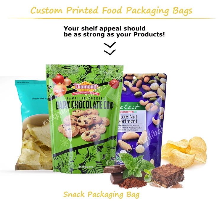 Compostable Kraft Paper Packaging Bag for Pet Food