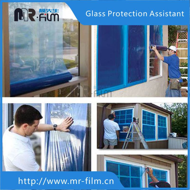 Self Adhesive White PE Protective Film for Window Glass