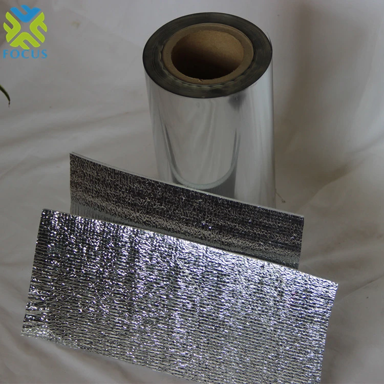 Silver Metallized Aluminum Pet Film 12 Micron Pet and PE Coated