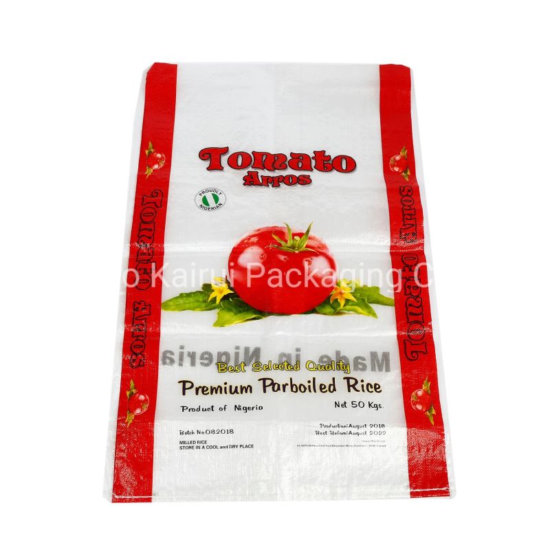 BOPP Film Laminated PP Woven Rice Bag
