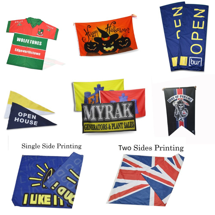 Competitive Price 100% Polyester Sublimation Printing Flag