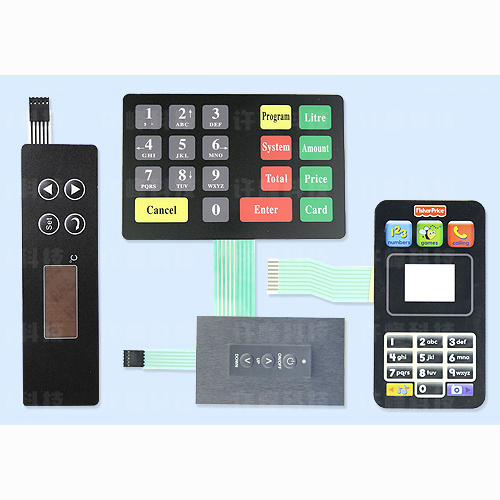 Custom Membrane Keypad Push Button Membrane Switch for Industrial Controller