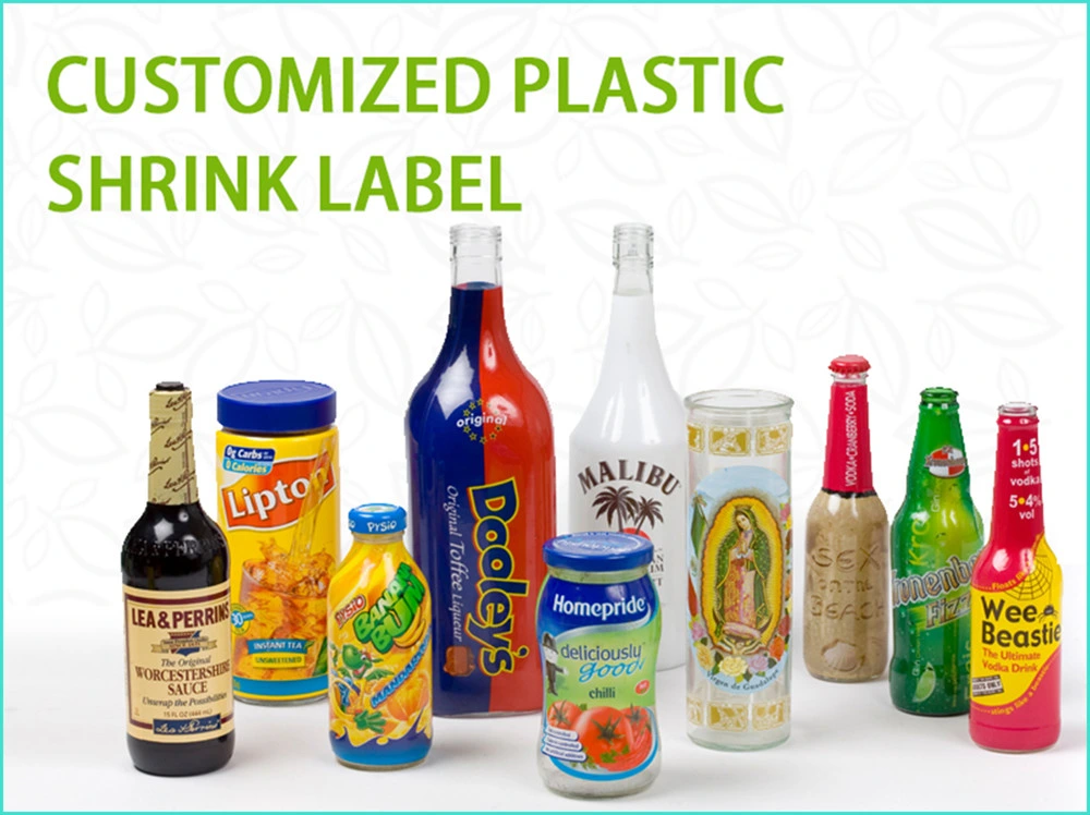 Gravure Printing PVC Shrink Film Plastic Shrink Labels/Pet Shrink Label for Beverage Plastic Bottle