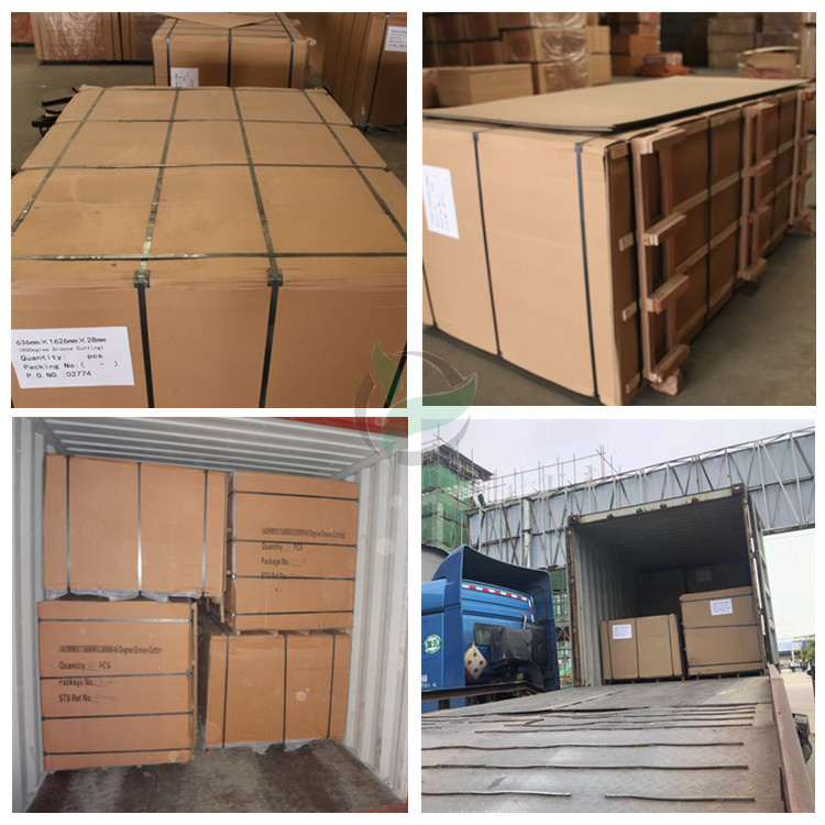 Apitong Waterproof 28mm Black Film Plywood for Container Base