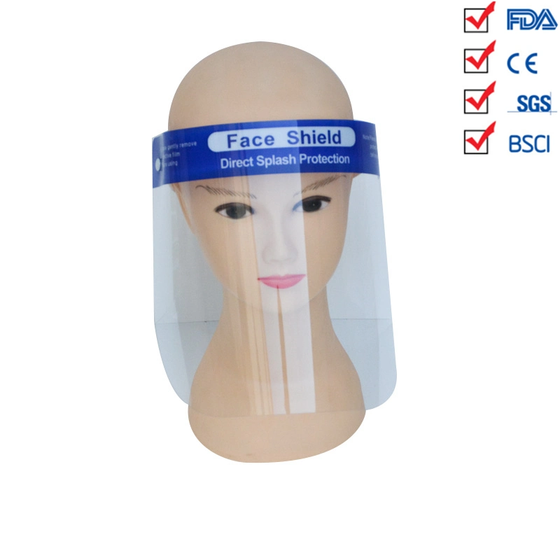 Safety Protective Polycarbonate Face Shield Anti-Fog China Wholesale