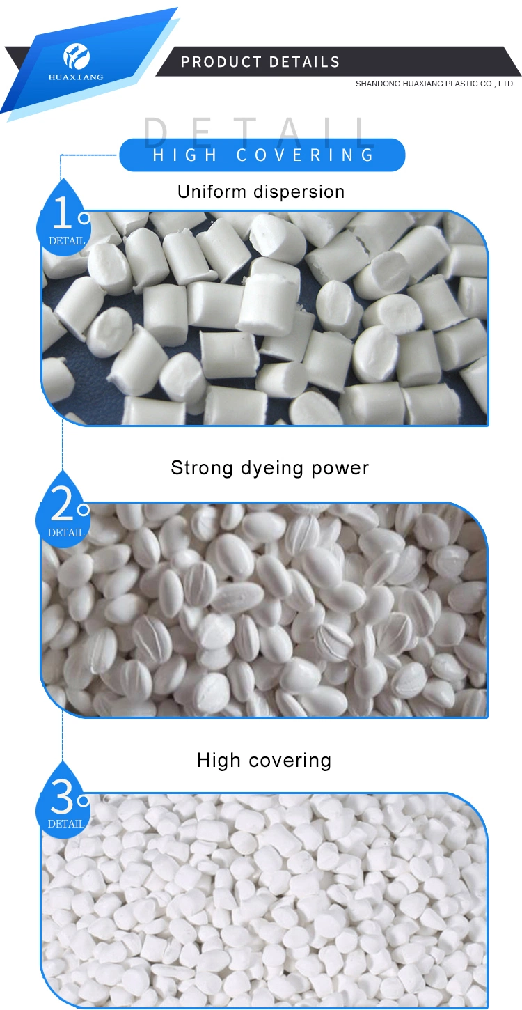 New HDPE Milky White Masterbatch for Film Blowing