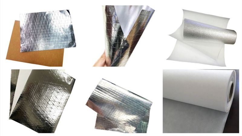 4 in 1 Waterproof Heat Insulation White Polypropylene Aluminum Film