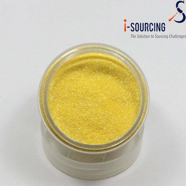 Wholesale Yellow Colors Cosmetic Grade Holographic Glitter