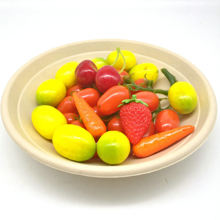 Food Use Biodegradable 24oz Salad Paper Bowls with Pet Lid