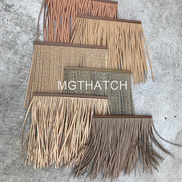 Fireproof Flame Retardant Artificial Plastic Thatch Roof Tile