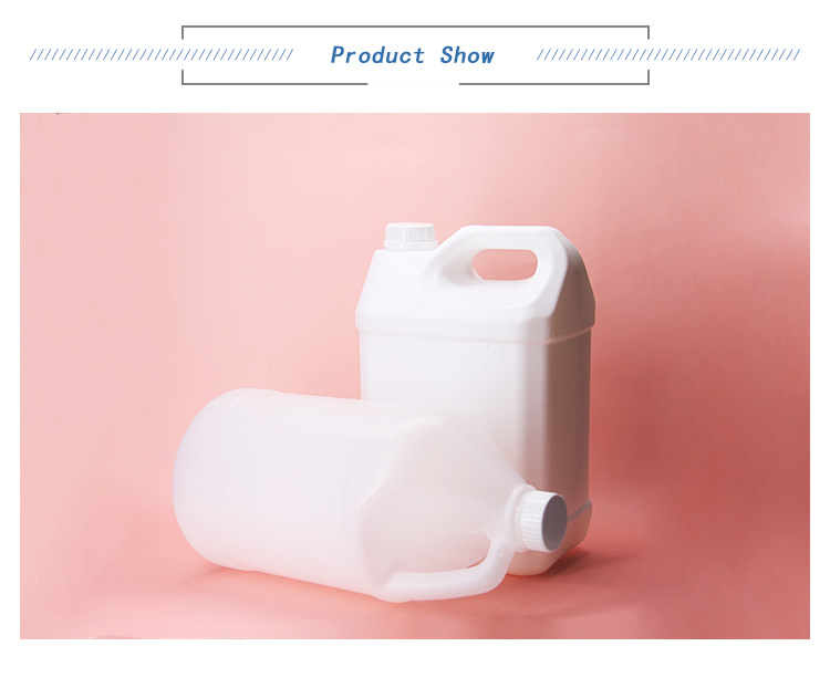 Refillable White 1 Gallon Water Jugs Plastic Milk Bottles