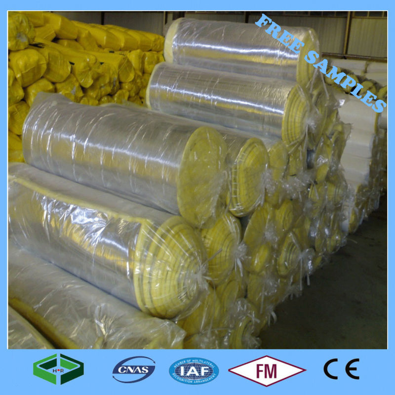 Fireproof Glass Wool Blanket with Perforated Aluminum Foil