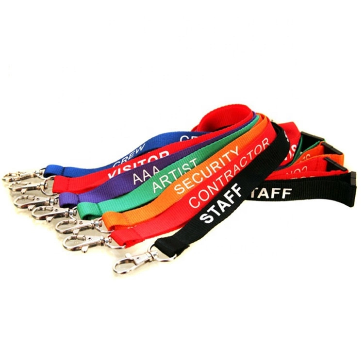 Custom Silk Printing/Heat Transfer Printing Polyester Lanyards