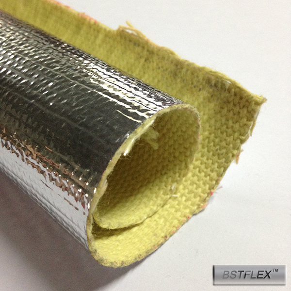 Heat Reflective Aluminised Polyester Film Laminated PARA Aramid Cloth