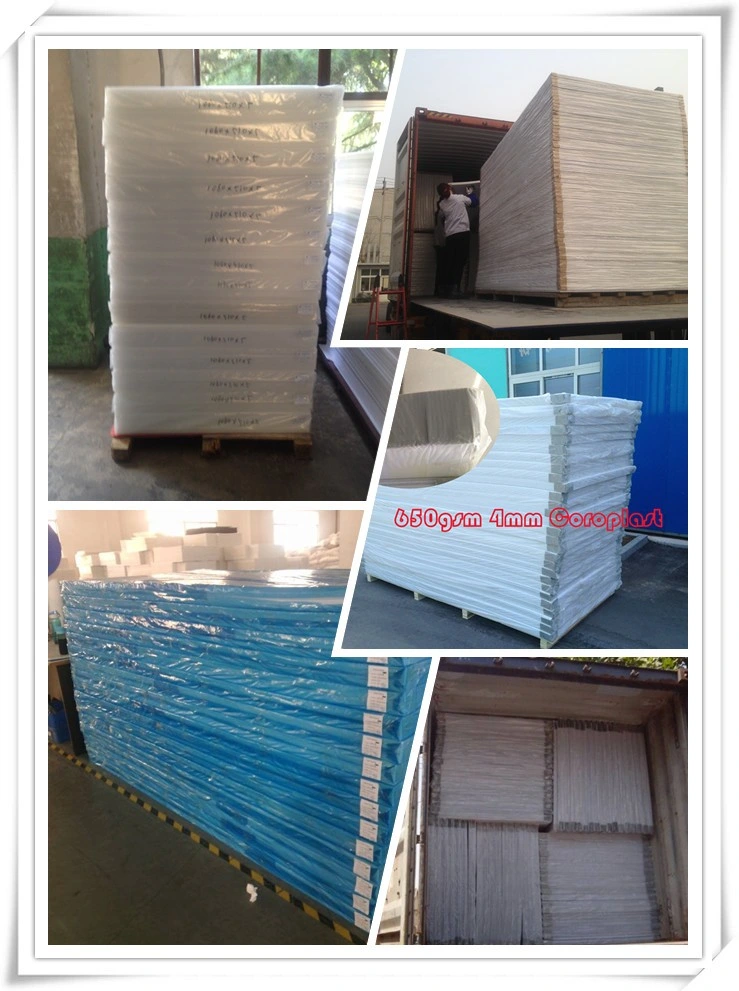 PP Coroplast Polypropylene Material PP ESD Black Sheet Corrugated Sheet