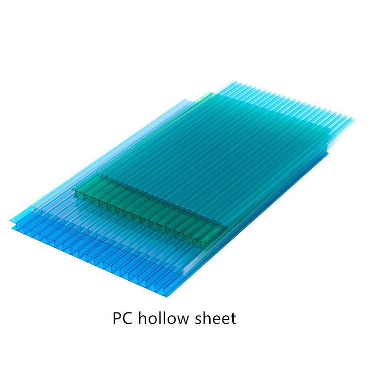 Polycarbonate Hollow Sheet PC Sunshine Board with Flame Retardant