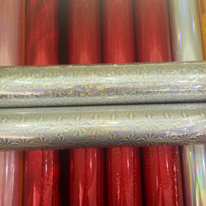 PVC Holographic Paper Hot Stamping Film for Plastic