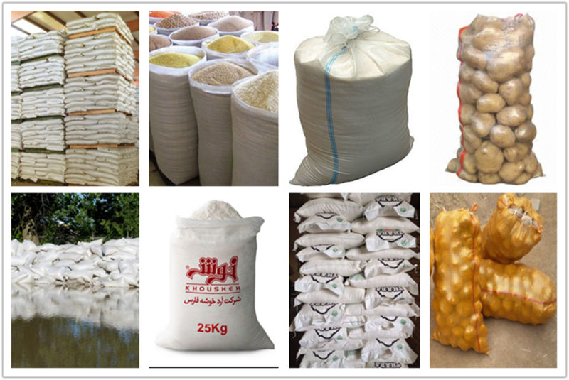 China Manufacturers Transparent Woven Polypropylene Raffia Sacks Bags 50kg