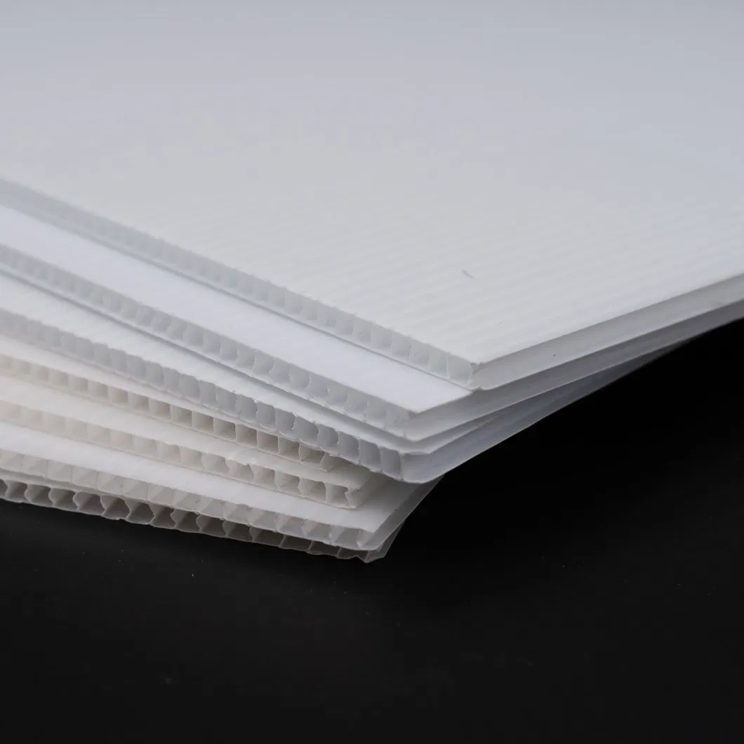 PP Coroplast Sheet PP Hollow Sheet Plastic Corrugated Sheet