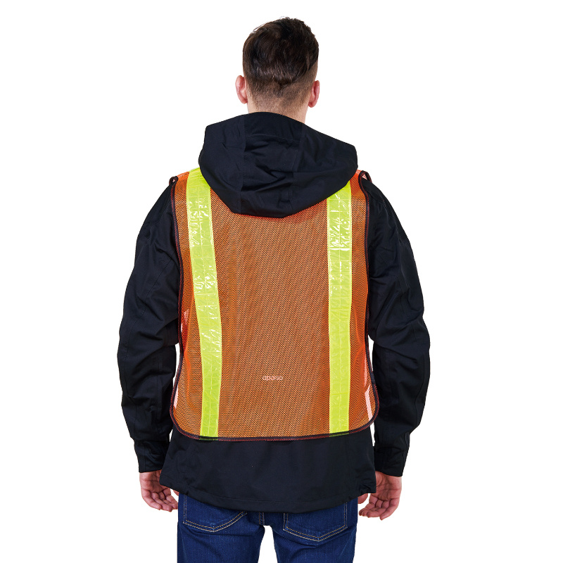 100% Polyester Mesh Safety Vest with PVC Reflective Tape R112