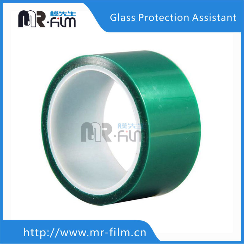 Green Polyester Silicone Adhesive Pet Tape