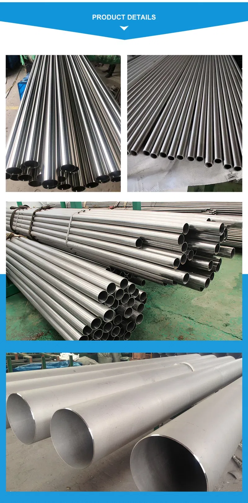 Stainless Steel 316ti Pipes with Diameter DN500