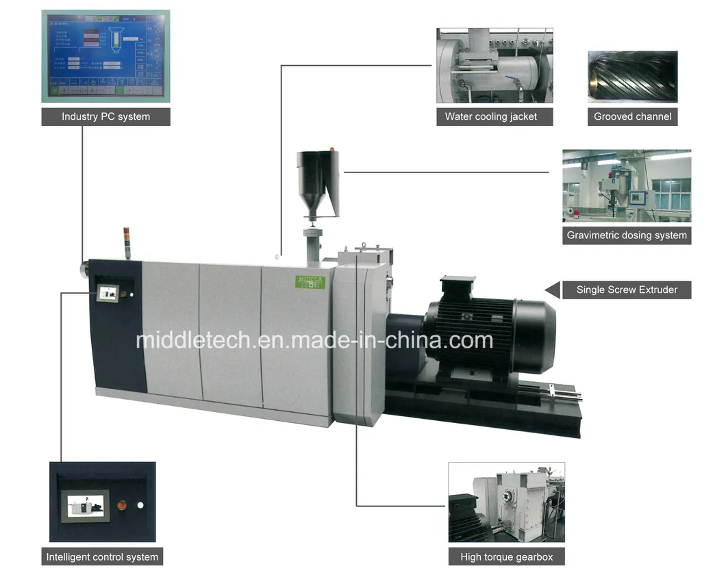 Plastic HDPE&PE Electricity/Electric/Electrical Conduit Cable/Pipe/Tube/Hose Machine Extruder Supplier