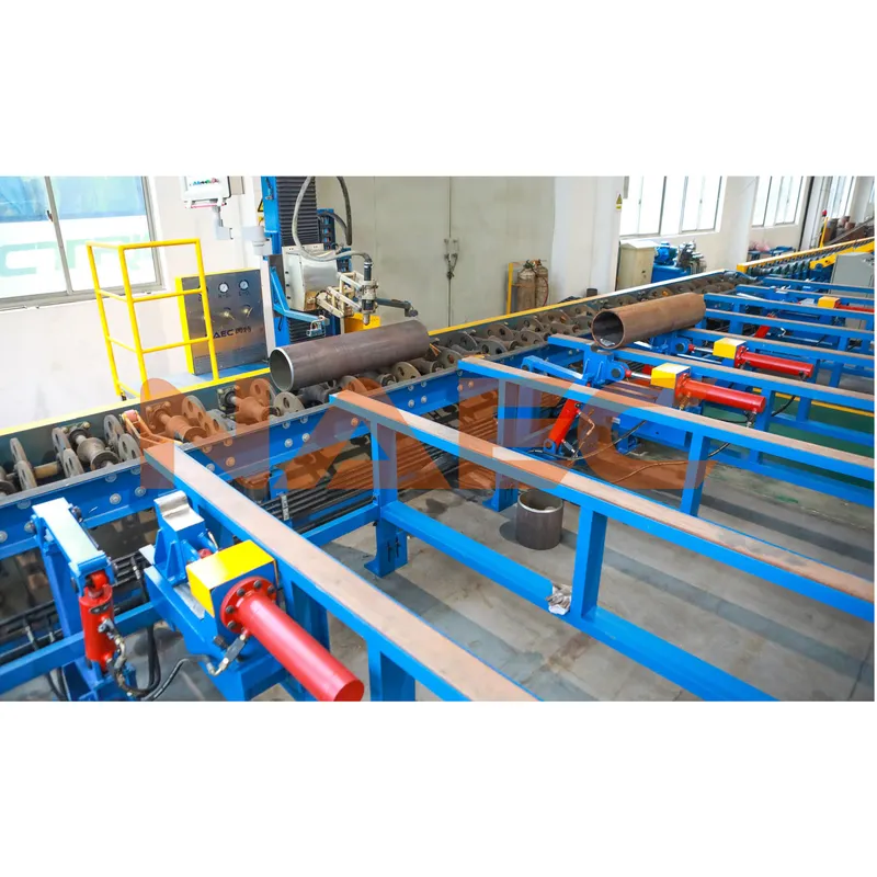 Pipe Spool Fabrication Line Installed in Workshop