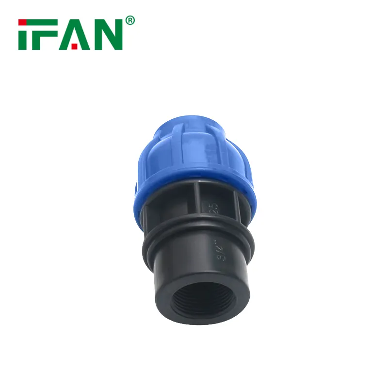 HDPE PVC PP PE Pipe Compression Fittings Female Coupling