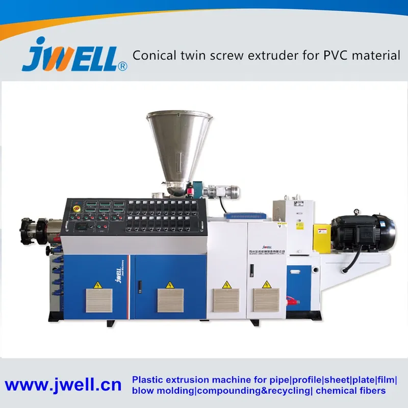 Jwell HDPE/PPR/PP/PA Pipe or Profile Single Screw Extruder