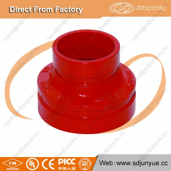 Grooved Reducer Pipe Fitting Reducer Grooved Reducer Pipe Fitting