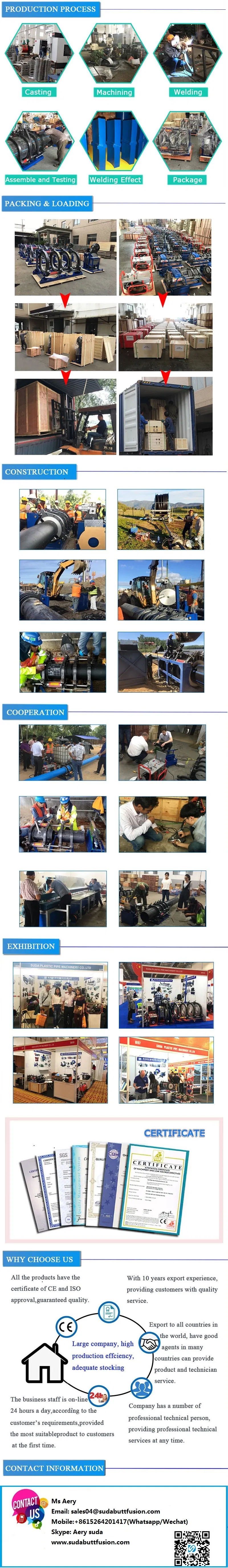 90-355mm Butt Fusion Machine HDPE Pipe Welding Machine