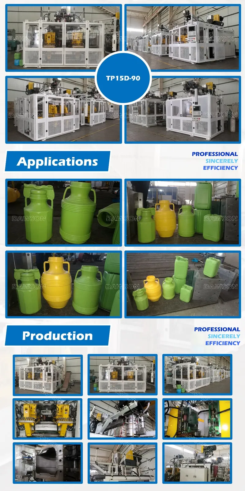 HDPE Bottle Automatic Extrusion Blow Molding Machine