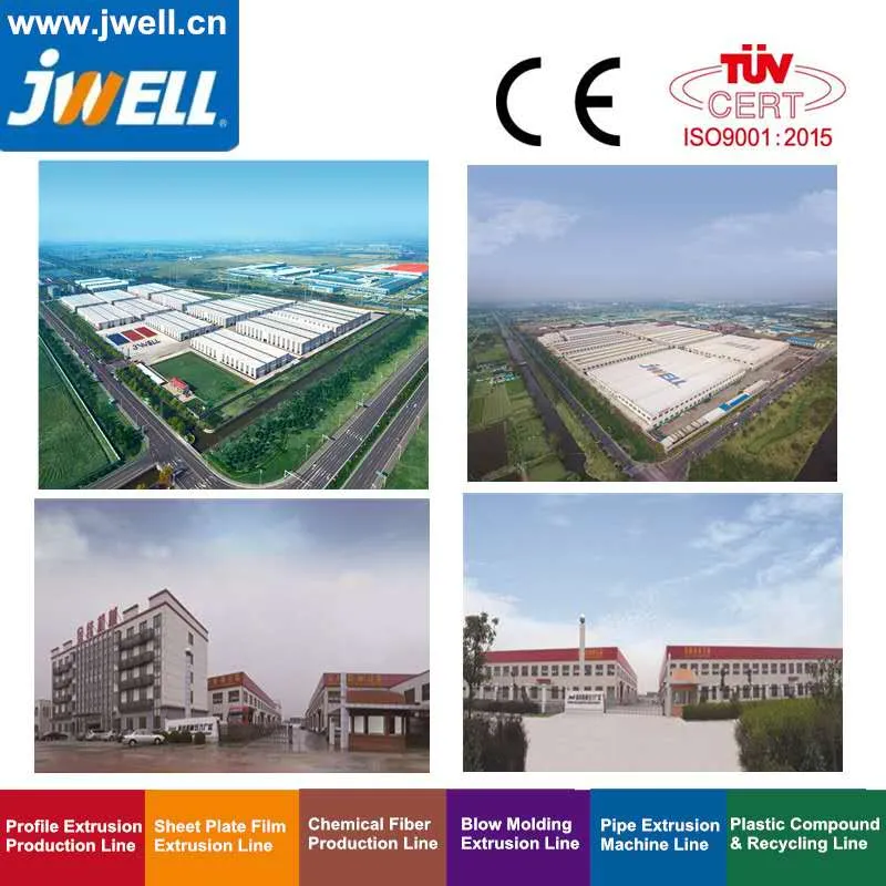 Jwell Plastic PVC Electric Pipe/ Water Supply Pipe/ Water Drainage Pipe/ Conduit Pipe Plastic Machine
