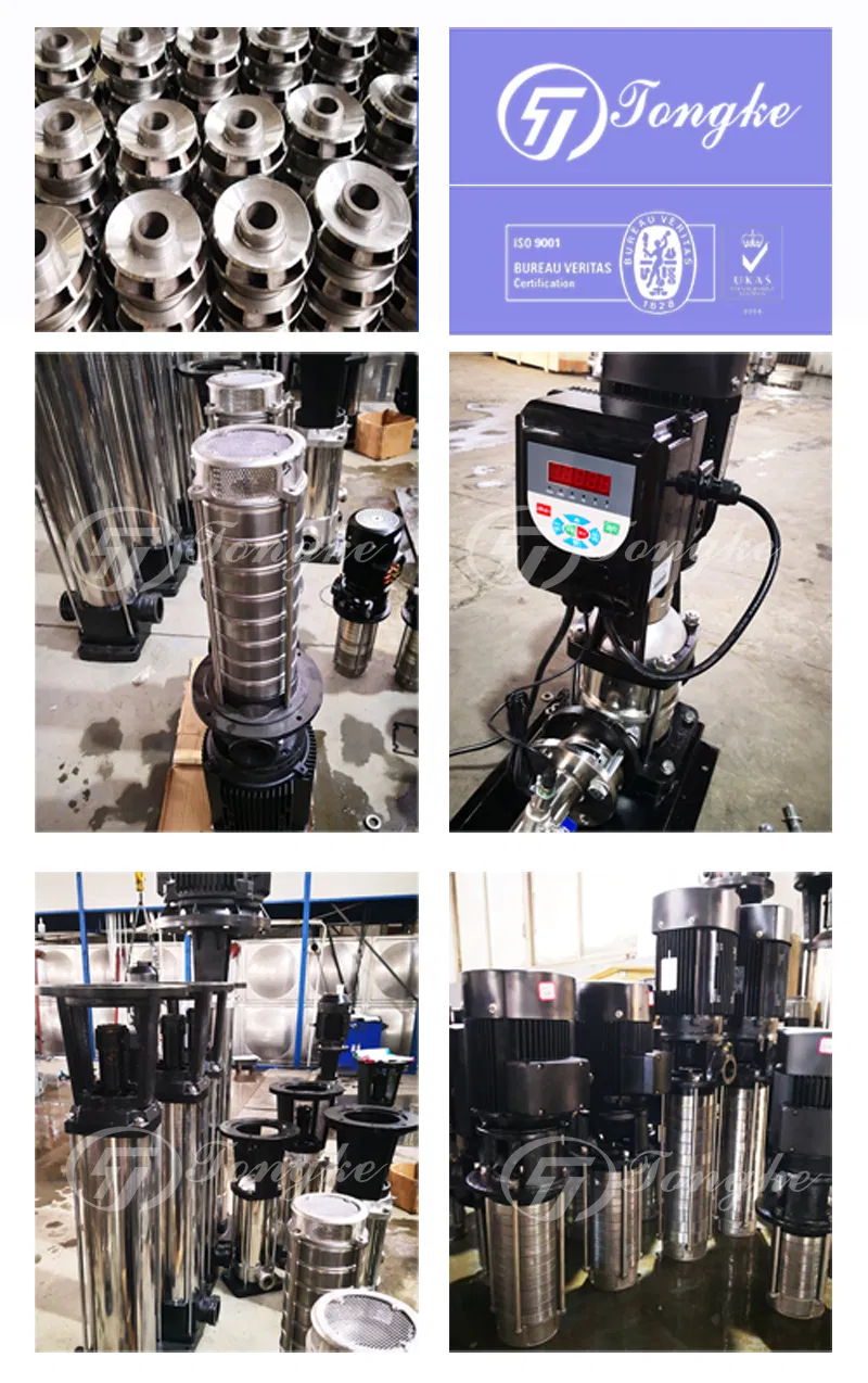 Industrial Vertical Multistage Centrifugal High Pressure Water Pump