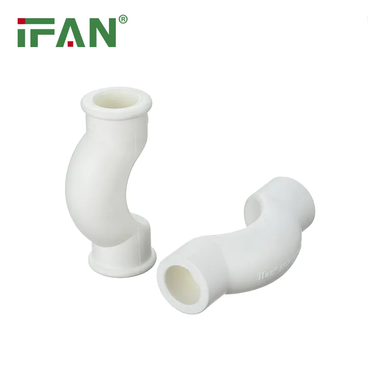 Customized PPR Plastic Fitting Over Bend Bridge Elbow PPR Pipe Fittings